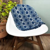 Handmade Indigo Runner Heerak Patern - Blue