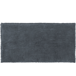 Jaye Cotton Velvet Filled Bedspread - Slate - thumbnail 2