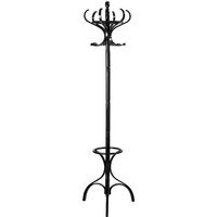 Kennedy Black Finish Floor Standing Coat Stand - Black