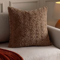 Megeve Faux Fur Cushion - Natural / Polyester