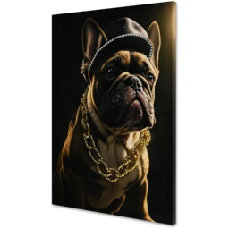 Glossy Jewelled Street Style Dog Canvas - Multicolour - thumbnail 2