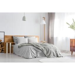 Lush Faux Rabbit Fur Throw - Silver / 180cm - thumbnail 2