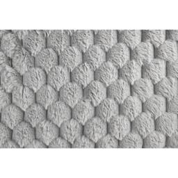 Lush Faux Rabbit Fur Throw - Silver / 180cm - thumbnail 5