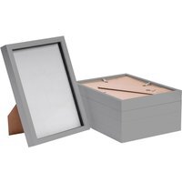 "3D Box Photo Frames - A4 (8"" x 12"") - Grey - Grey" - thumbnail 1