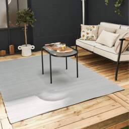 Urban Collection Plain Outdoor Rug - Grey / 120cm - thumbnail 5