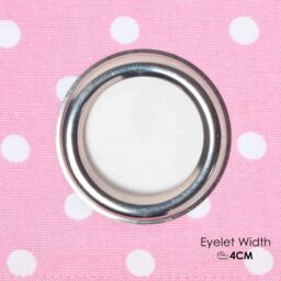 Cupcakes Ready Made Eyelet Curtain Pair - Pink / 137cm - thumbnail 3