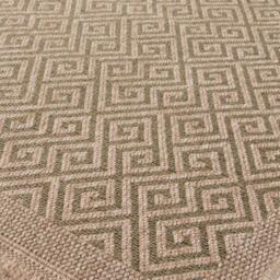 Nature Collection Geometric Outdoor Rug - Green / 200 x 290 cm - thumbnail 5