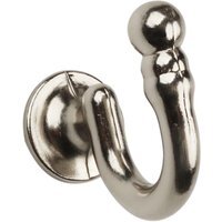 Pack of 2 Cali Tie Back Hooks - Satin Silver