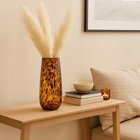 Hermosa Gold Small Ceramic Bottle Vase - Glass 100% - image 1