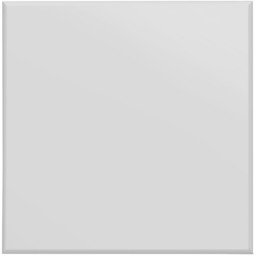 Frameless All Glass Modern Bevelled Square Wall Mirror - Black - thumbnail 4