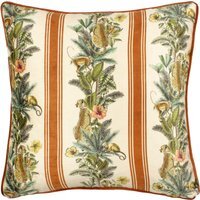 Leilani Printed Chenille Cushion - Siena / AnimalFloral / Polyester