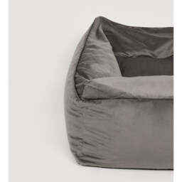 icon Natalia Giant Velvet Armchair Bean Bag - Grey - thumbnail 5