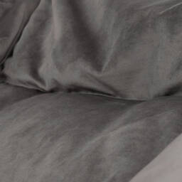 icon Natalia Giant Velvet Armchair Bean Bag - Grey - thumbnail 4