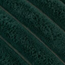 Pack Of Faux Fur Ribbed Cushion Covers - Green / 4 - thumbnail 4