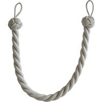 Cotton Harbour Rope Tieback - Silver