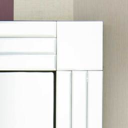 MirrorOutlet Rydal Triple Edge Square Cornered Mirror 91 x 61cm - All glass - thumbnail 2