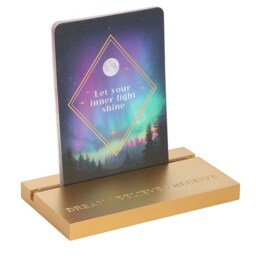 Ethereal Affirmation Cards With Wooden Stand Set - Multicolor - thumbnail 2