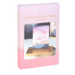 Ethereal Affirmation Cards With Wooden Stand Set - Multicolor - thumbnail 5