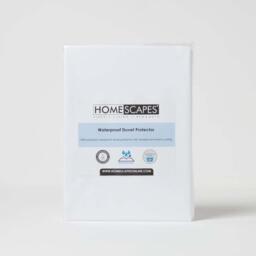 Waterproof Duvet Protector - White / Double - thumbnail 2