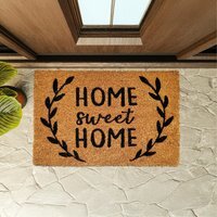 Home Sweet Home Heavy Duty Mat - Brown,Black