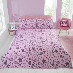 Celebrity Icons Duvet Cover Set - Pink / Double - thumbnail 2