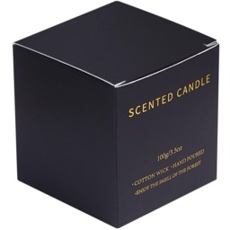 Smokeless Soy Wax Scented Candle in Glass Jar - Brown - thumbnail 5