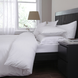 Charlotte Thomas Sestina Luxury Duvet Cover - White / Double - thumbnail 2