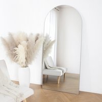 Albano - Frameless Arched Full Length Mirror 179x80cm - Clear