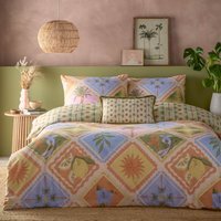 Tropicala Printed Duvet Cover Set - Multi / Double - image 1