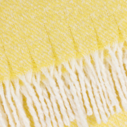Isla Woven Tasselled Throw - Butter - thumbnail 3