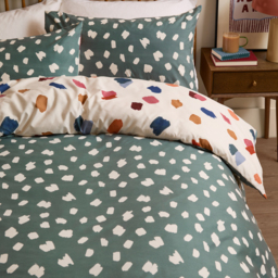 Astrid Reversible Soft Touch Duvet Cover Set - Multicolour / Double - thumbnail 2