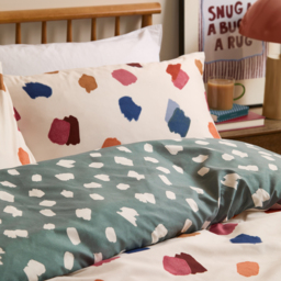 Astrid Reversible Soft Touch Duvet Cover Set - Multicolour / Double - thumbnail 3
