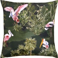 Jungle Marshes Outdoor Cushion - Bottle Green