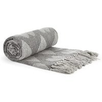 Love Cotton Throw - Grey / Medium