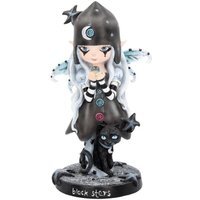 Black Stars Fairy Figurine - 18cm
