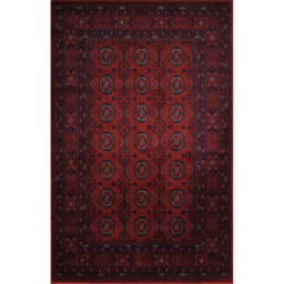 Yasmin Traditional Bukhara Indoor Living Room Area Rug Classic Oriental Runner - Red / 220cm - thumbnail 2