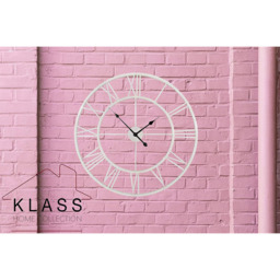 Silent Open Face Large Wall Clock White - White / 40cm - thumbnail 5