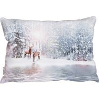 In The Frost Outdoor Comfy Cushion - Blue - image 1