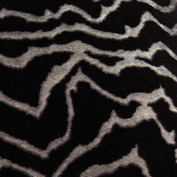 Tierra Cut Velvet Abstract Cushion - Jet / Polyester - thumbnail 4
