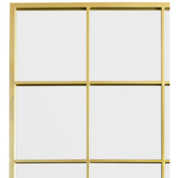 MirrorOutlet Fenestra Gold Modern Window Wall Mirror 174CM X 85CM - Gold - thumbnail 3
