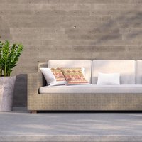 Aztec American Indian Outdoor Cushion - Red / 60cm - image 1