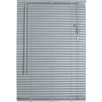 PVC Venetian Blind - Grey Linen / 180cm / 152cm