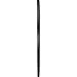 Emma Round Black Frame Wall Mirror - Black / 100cm - thumbnail 5