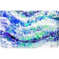 Countryside Blue Wilderness Graphic Art on Canvas - Blue / 92cm - thumbnail 1