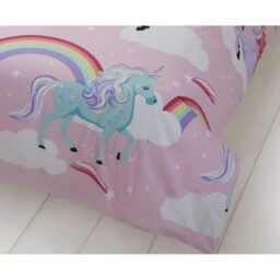 My Little Unicorn Duvet Cover Set - Pink - thumbnail 3