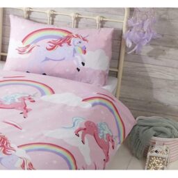 My Little Unicorn Duvet Cover Set - Pink - thumbnail 2