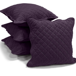 Premium Cotton Velvet Luxury Cushion - Purple - thumbnail 2