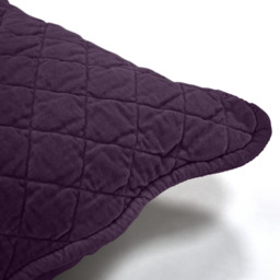 Premium Cotton Velvet Luxury Cushion - Purple - thumbnail 3