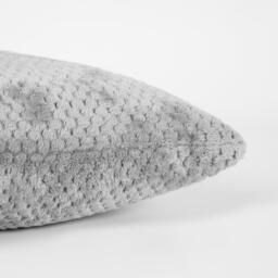 Pack Of Waffle Fleece Cushion Covers - Charcoal / 2 - thumbnail 2