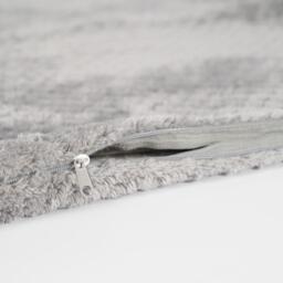 Pack Of Waffle Fleece Cushion Covers - Charcoal / 2 - thumbnail 3